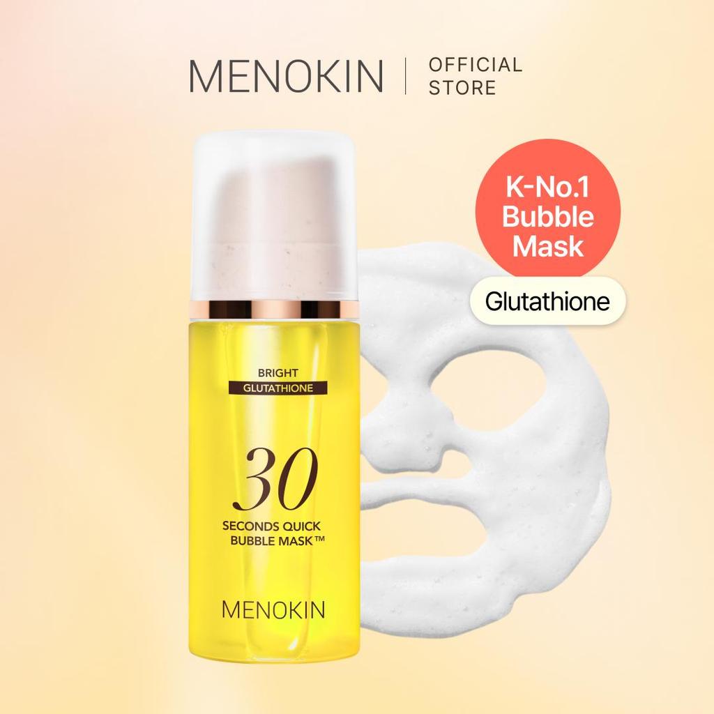 Menokin 30 Seconds Quick Bubble Mask 95ml, 5 Types To Choose, Korean Glass Skin Facial Mask, 70 Uses