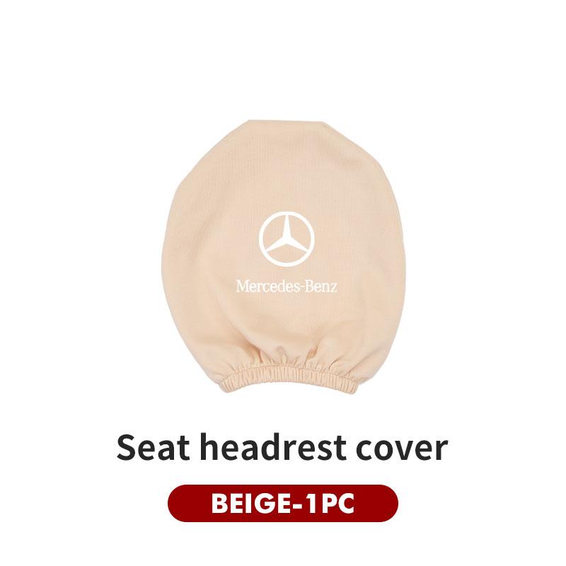 

GLC GLB Car Seat Headrest Pillow Anti-Dirty Elastic Protective Cover For Mercedes Benz W202 W212 W126 W140 W168 W177 CLS GLE GL