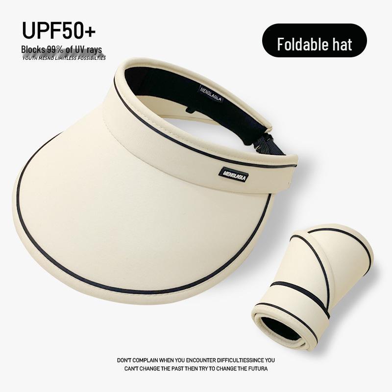 

Женская складная солнцезащитная шляпа с широкими полями и защитой от УФ-лучей Adjustable (54-58cm)