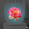Glow-In-The-Dark Toilet Stickers Self-Adhesive Removable Suitable For Decoration On Toilets, Bathrooms, Windows And Walls