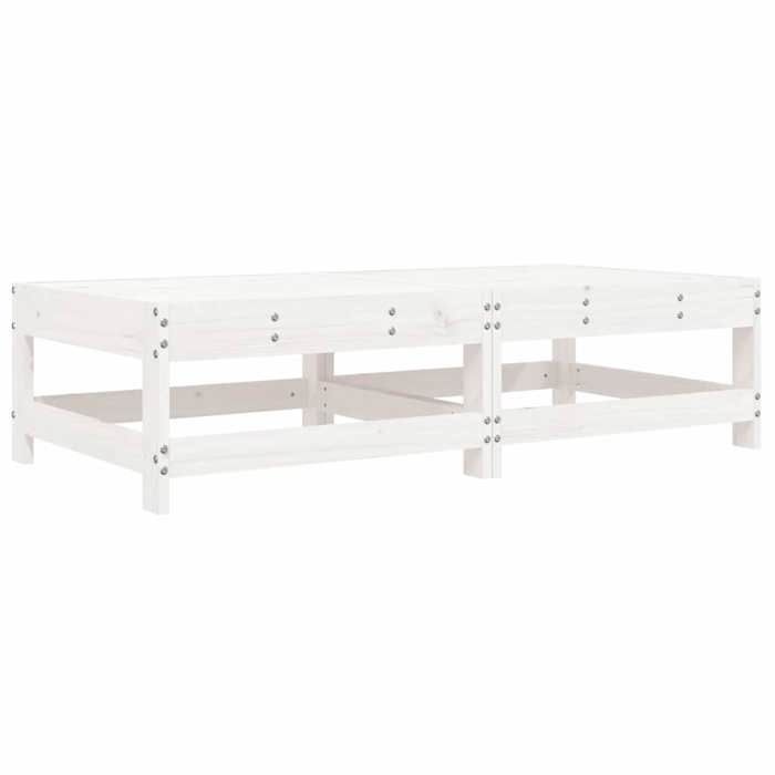 VidaXL Lot de 2 Repose-pieds de Jardin avec Coussins, Tabourets de Terrasse, Chaises de Patio, Meubles de Balcon Extérieur, 825584
