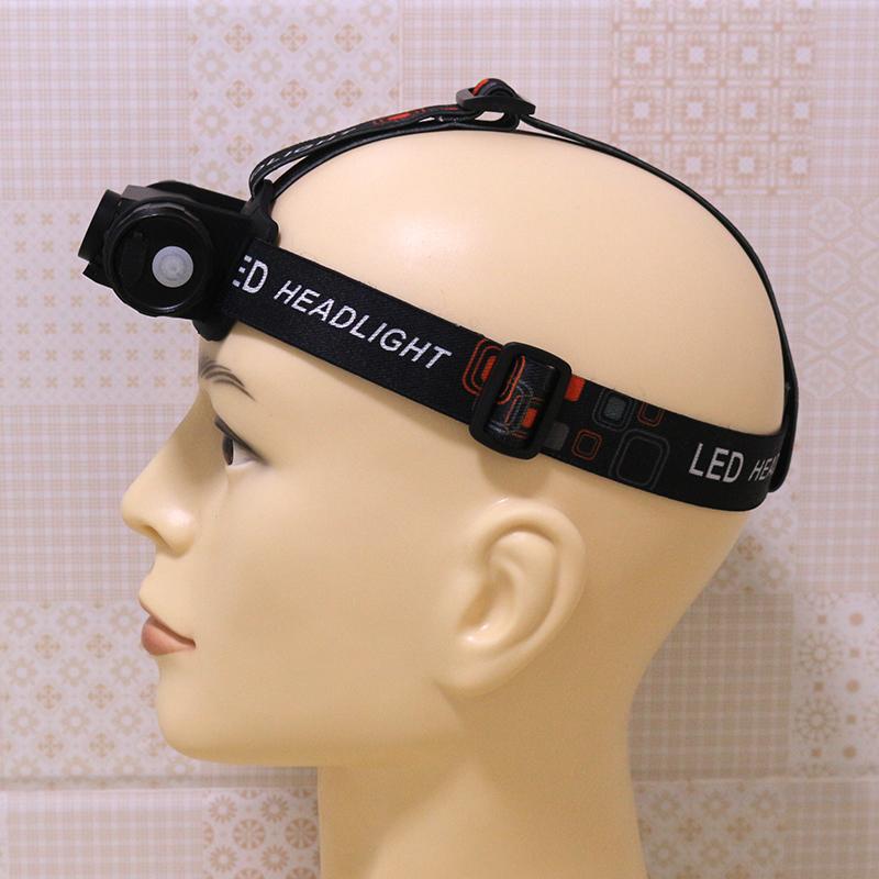 LED Headlamp Mini IR Sensor Headlight Induction Usb Rechargeable Bicycle Riding Lantern Flashlight Head Torch Litwod Lithium Ion