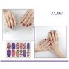 12-finger White No-Bake Nail Decal Fully Coated with Waterproof Long-lasting Nail Patch Simple Wind Nail Polish Adhesive