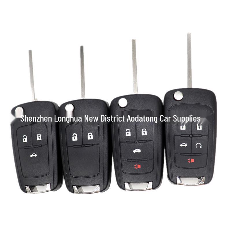 Key Replacement Shell for Chevrolet, Opel, Buick Cruze (2-5 Buttons, No Logo)