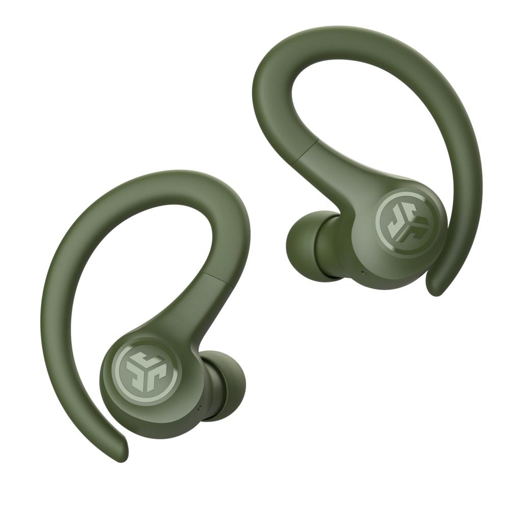 Go Sport Wireless Running Gym Ear Hard To Running External Sound Includes One Total 35 Long Earhook JLab Official 2 Year JLab Green Khaki [JLab