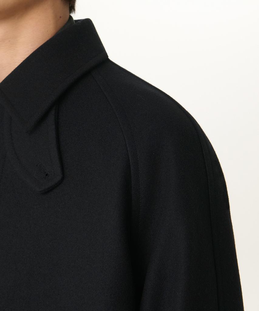 Musinsa Standard Fortex Felt Oversized Balmacaan Coat [Navy]
