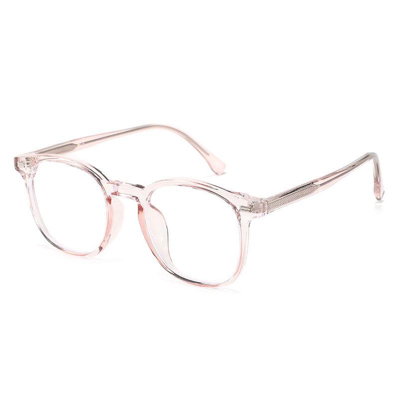 Tr90 Anti-Blue Glasses Frame, Flat Glasses Computer Glasses, Fashionable Decorative Retro Myopia Glasses Frame For Women