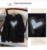 Plus Size 200/350 Jin Loose Fit Autumn Hoodie for Bust Sizes 150/160-1109