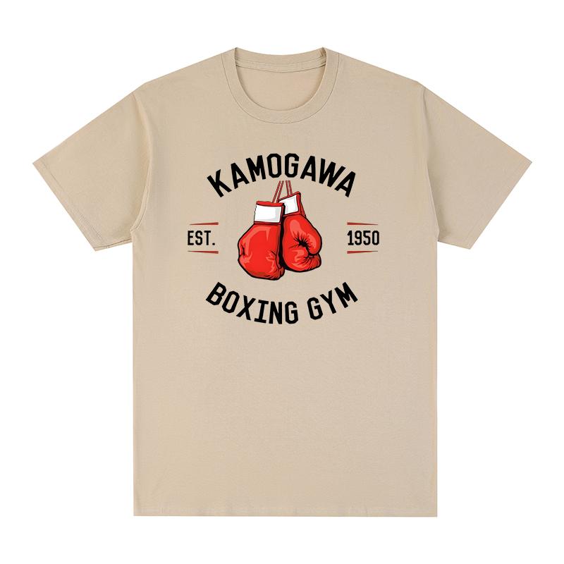 Hajime No Ippo Anime Vintage Tshirt Kamogawa Boxing Gym Y2K Hip Hop Summer Cotton Men T Shirt New TEE TSHIRT Womens Tops