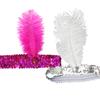Headband Beautiful Lovely Brilliant Halloween Feather Headwear for Festival