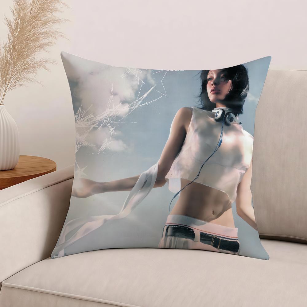Singer Lexie Liu The Happy Star Pillow Case Office Cushions Suitable For Sofa Car Bedroom Decorative Cushion Cover