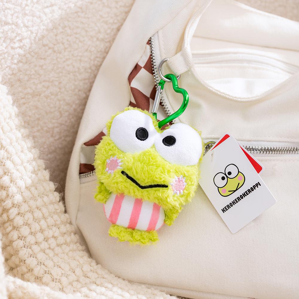 

Sanrio Lovely Frog Penguin Hellokitty Melody Cinnamoroll Purin Plush Keychains Pendant Kawaii Girls Backpack Phone Plush Keyring