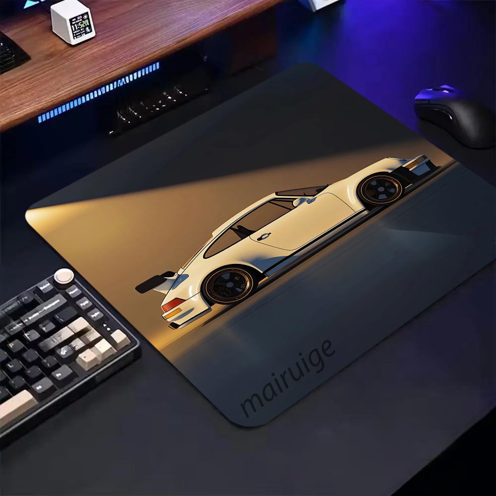 Animation Sports Car Design Mouse Pad Large Computer Office Gaming Table Rubber Anti-slip Mouse Pad Small Decorative Table Pad