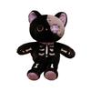 39cm Skeleton Cat Doll Simulation Plush Toy Handmade Doll Cartoon Anime Cute Pillow Cushion Home Decoration Children's Birthday