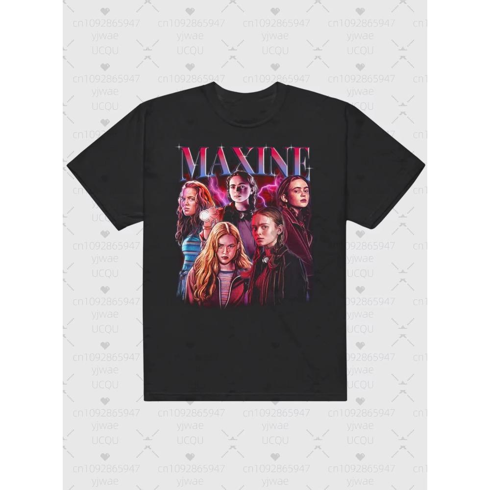 

Дитяча футболка S-Stranger T-Things Одинадцять Максін Футболка бавовняна з коротким рукавом модна повсякденна вуличний одяг, швидка доставка S