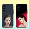 Actor E-Emma Watson Phone Case Black Silicone Soft For Samsung S25,S24,S21,S22,S23,S30,Ultra,S20,Plus,Fe,Lite
