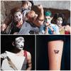 Halloween X-Men & Suicide Squad Tattoo Stickers: Harley Quinn & Joker Designs