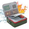 Fireproof Folding Document Storage Box with Zipper