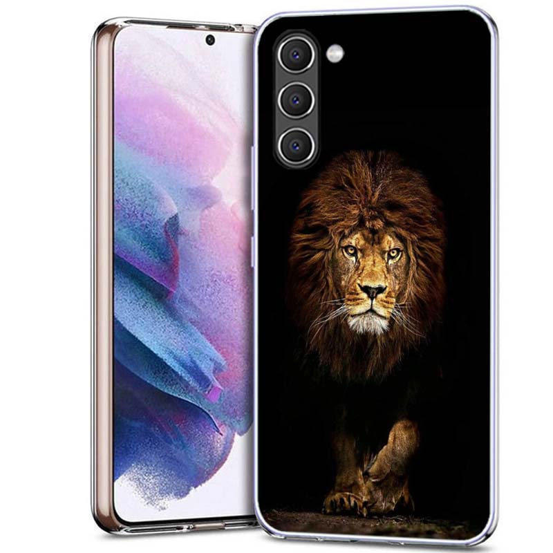 Lion Alpha Male Cub Phone Case for Samsung A16 A17 A26 A36 A37 A56 A57 A12 A22 A32 A52S A07 A06 A02S A72 Galaxy A70 A50S A71 A51