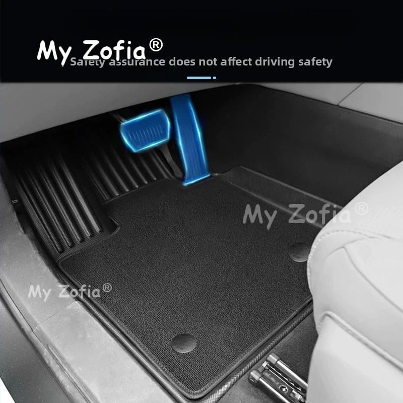 Full Waterproof TPE Car Floor Mats Custom Fit Auto Foot Pads Carpet Interior Modification Accessories For KIA EV5 2025 2026