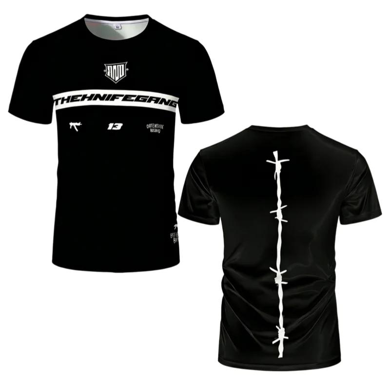 2026 3D-Druck Boxen RANDA Atmungsaktive Sportbekleidung Herren Kampfsportbekleidung Outdoor Freizeit Kurzarm Herren Oberteile T-Shirts Strand Surfen