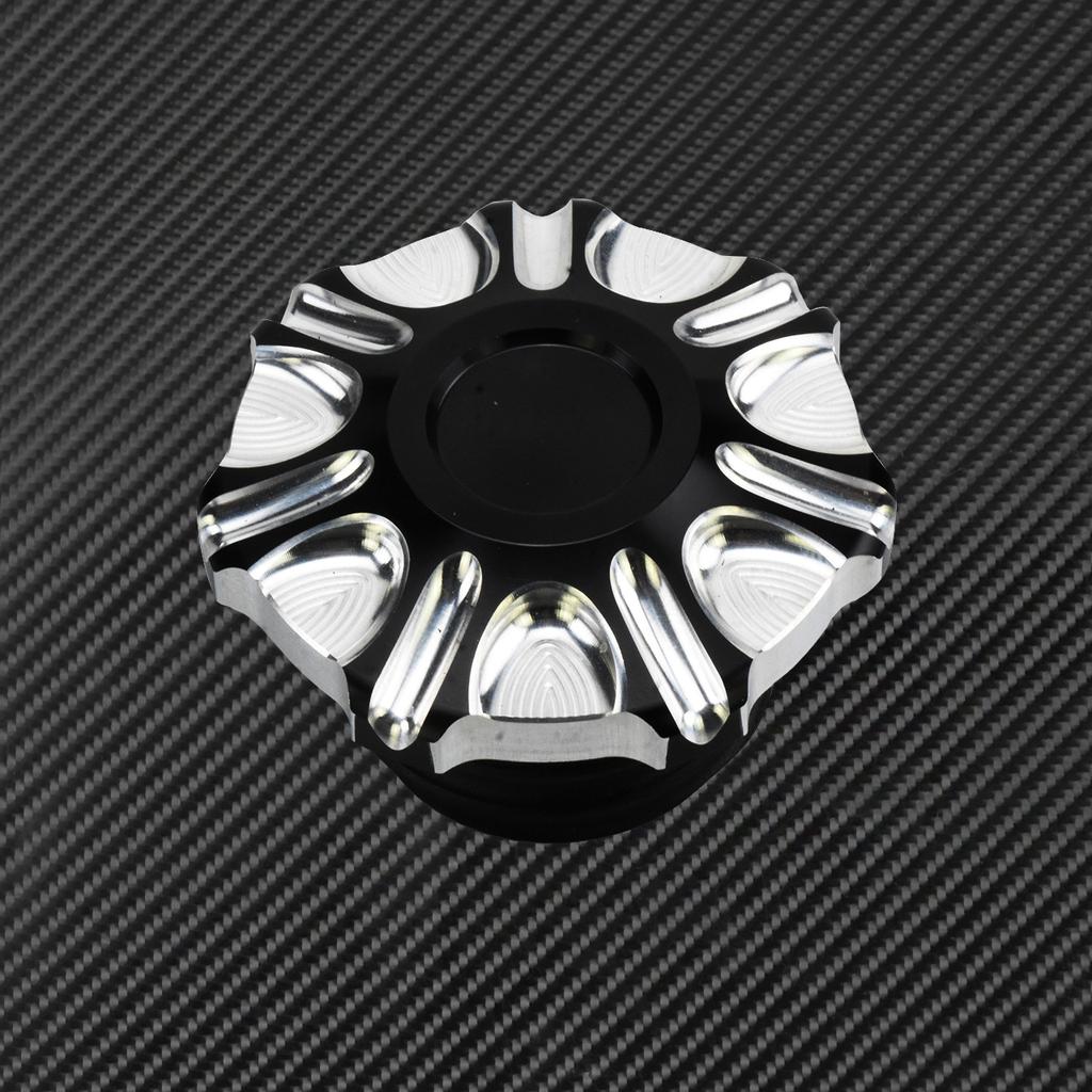 Motorcycle Crown Style Vented Fuel Tank Cap CNC Oil Cap Fuel Gas Tank Cover For Harley Sportster Dyna Softail Touring Road King Fuel Tank Caps3