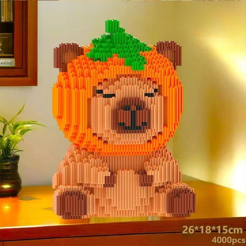 Big Capybara Building Blocks Giant Capybara Brick Figures Toy for Kids Capipara Construction Set Decoration for Home for Aged 6+