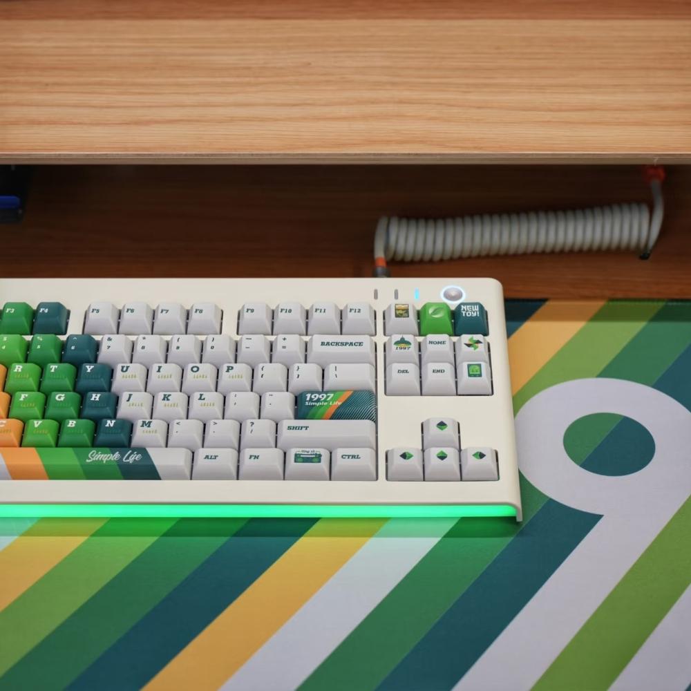 NEWTOY Memoirs Theme Keycap Set 172key PBT Custom Retro Style Keycap Cherry Profile Office Gaming KeyCap for Mechanical Keyboard
