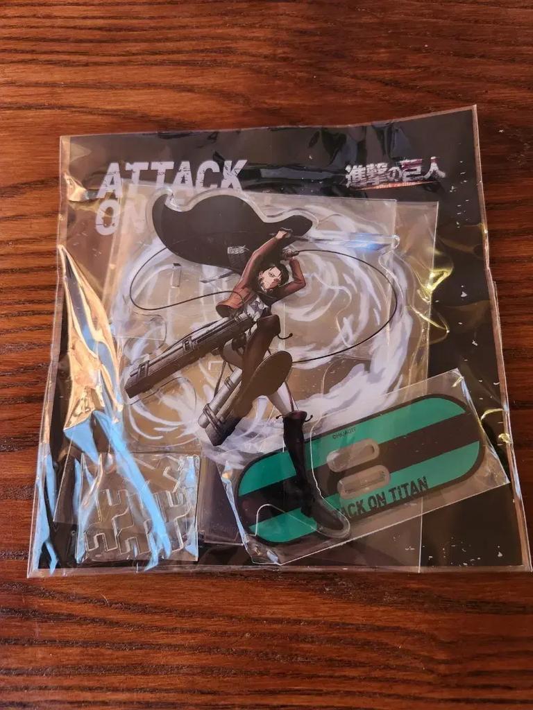 ATTACK ON TITAN Attack on Titan Tsutaya Pop-up Action Acrylic Stand Revive Used