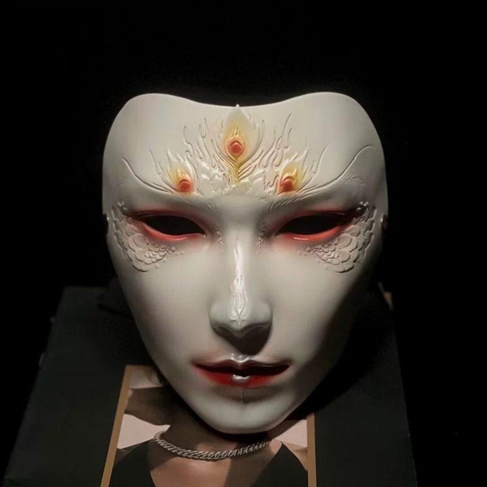 Party Supplies Ancient Style Face Mask Masquerade Anime Cosplay Pros Simple Machinery Mask  Women