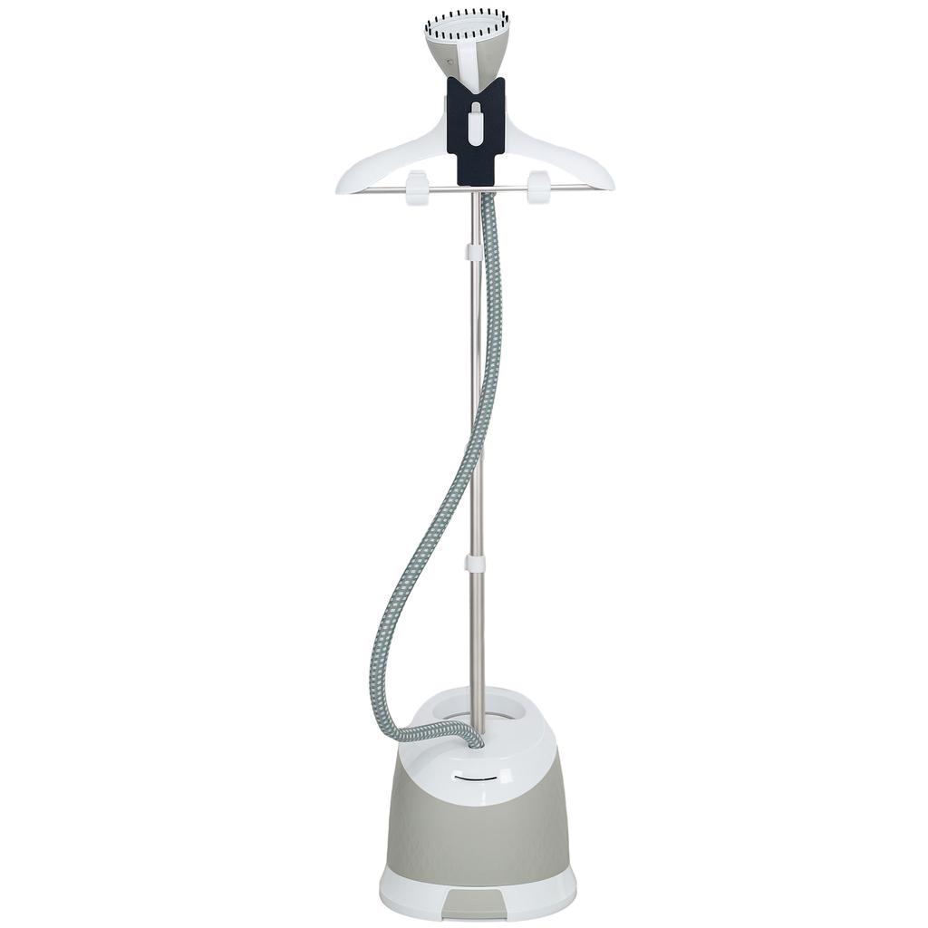 1800W Standing Clothes Steamer, with Accessories - Grey