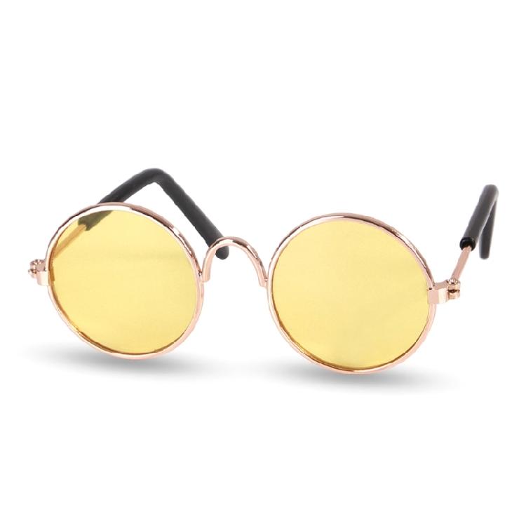 Pet Sunglasses Retro Dogs Round Sunglass Cosplays Accessory for Cats Small Dogs