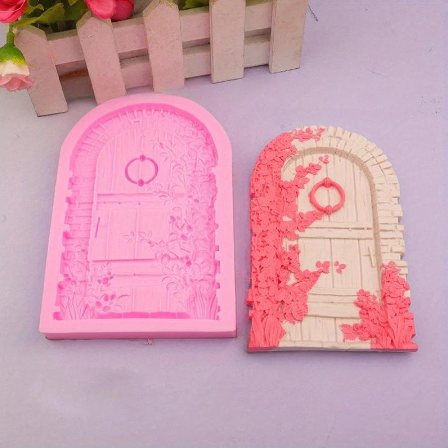 

1 шт. Красивый Цветок Дверь Помадк Силиконовая Шоколадная Форма Форма для Торта Ультралегкая Глина Полимерная Глина Форма Капельная Смола Инструменты для Выпечки Chocolate