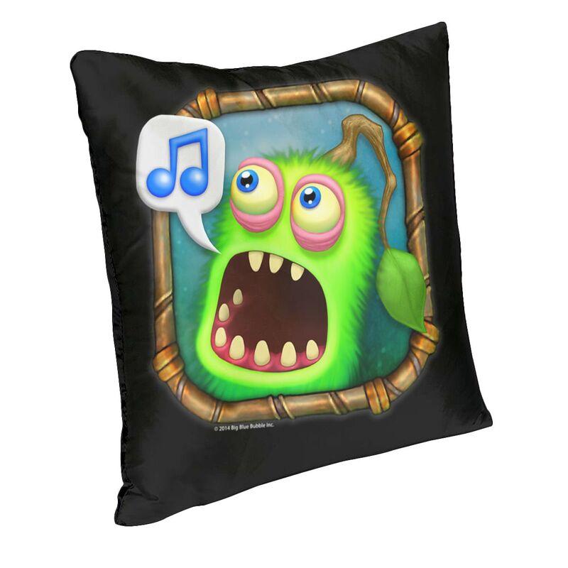 My Singing Monsters Furcorn Icon Square Pillow Case Decoration Cushion Cover Throw Pillow for Sofa Doublesided Printing