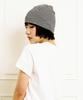 WEBHOUSE Twister Star Stripe Short Beanie - Black/White