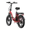 KOOLUX BK6S 3.0 Adult Folding  Electric bike 36V13Ah Battery 350w Motor 20*3.0 inch Fat Tire E-Bike City Outdoor Electric bicycle
