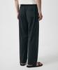 Musinsa Standard Cooling Deep Tuck Wide Elastic Waist Pants [Dark Gray]