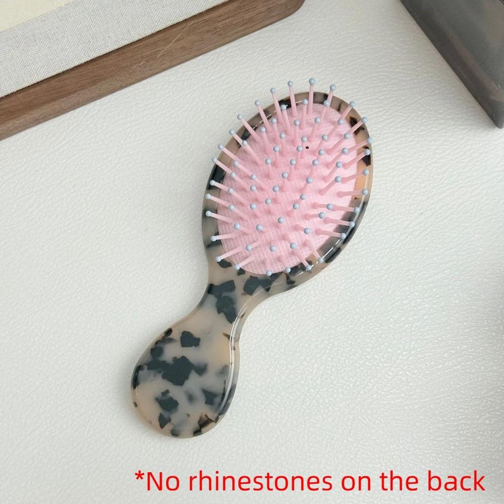 Scalp Massage Acetate Air Cushion Comb Rhinestones Hair Styling Tool Airbag Comb Hair Salon Style 11
