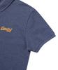 Syupeodeulai Vintage Logo Polohemd Mittel-Indigo Sdmiqap60Mid