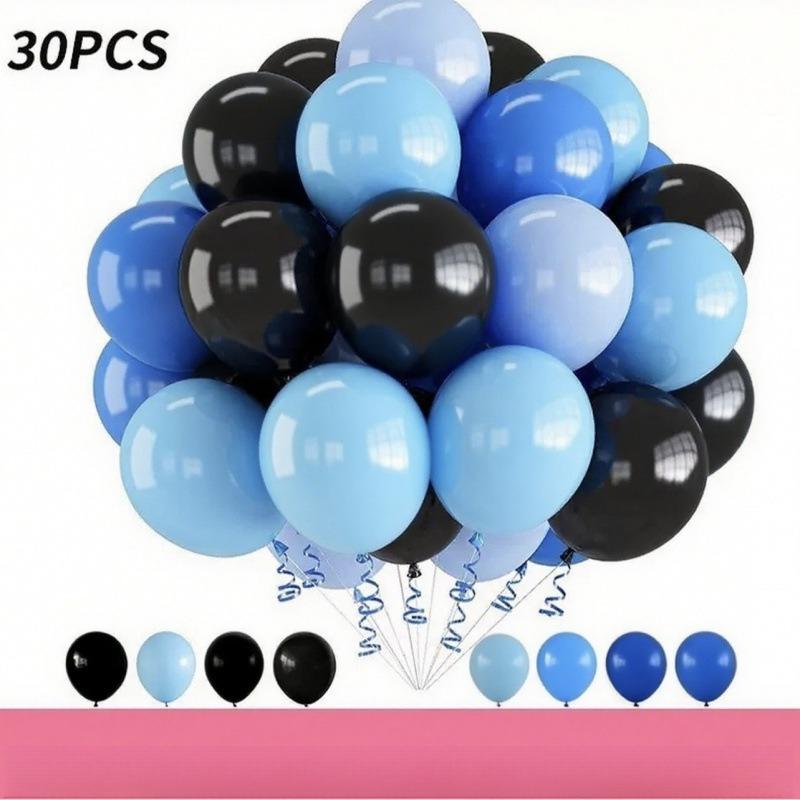 10 Zoll 30 Stück Glitzerpapier-Schnipsel Ballon-Set Dekoration Ballons Weihnachten Halloween Geburtstag Feiertag