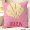Beauty Summer Travel Series 2 Pillow Case Natural Linen Organic Fabric Double-Sided Printing Sofa Home Decor Gift Pillow Case