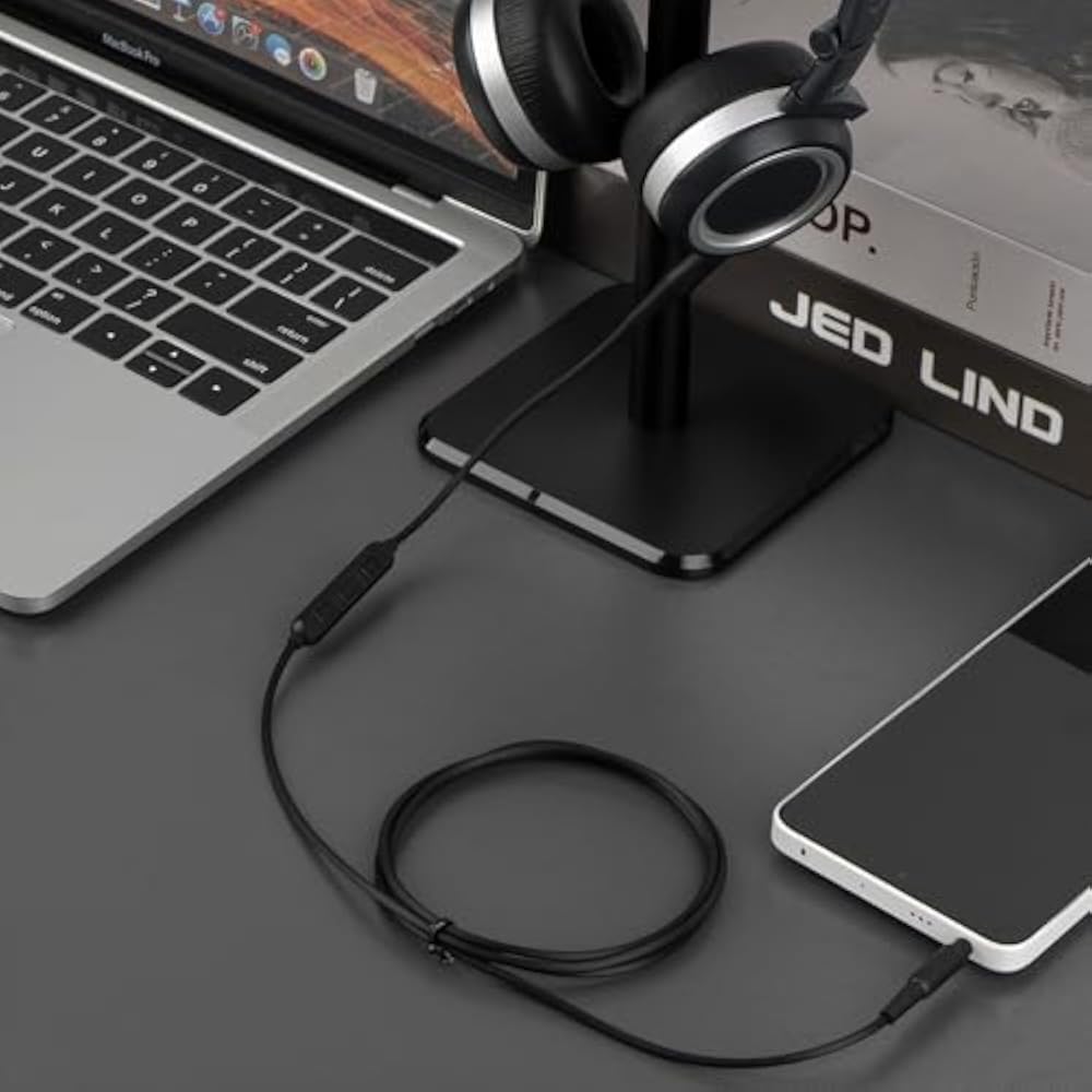 Geekria Cable Compatible Audio Cord Arker Game AKG K451, K452, Q460, K480, K450 Headphone Cable, ...