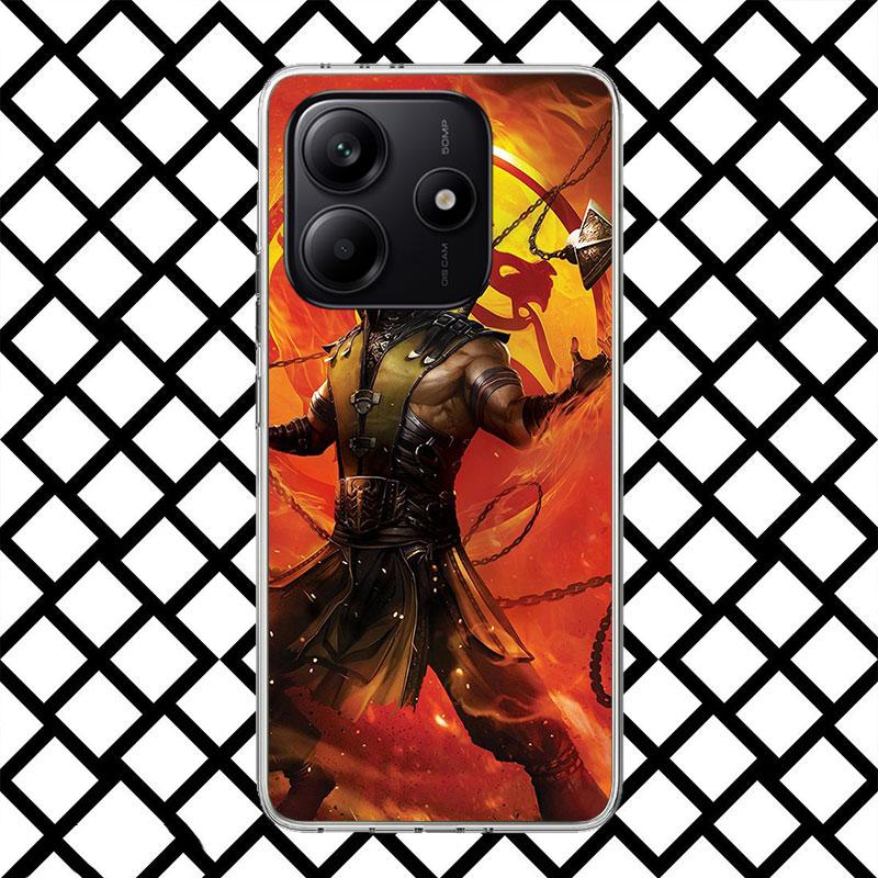 

Mortal Kombat Phone Case for Xiaomi Redmi Note 15 14 14S 13 12 12S 11 Pro Plus 11E 11T 11S 10S 5G Soft Cover Fundas Redmi Note 1 Redmi Note 15 5G