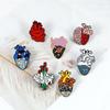 2-7 ks Kreslené Roztomilé Brože Festivalové Odznaky Módní Kreativní Osobnost Smaltované Piny Kovové Vlastní Šperky na Tašku Dárky