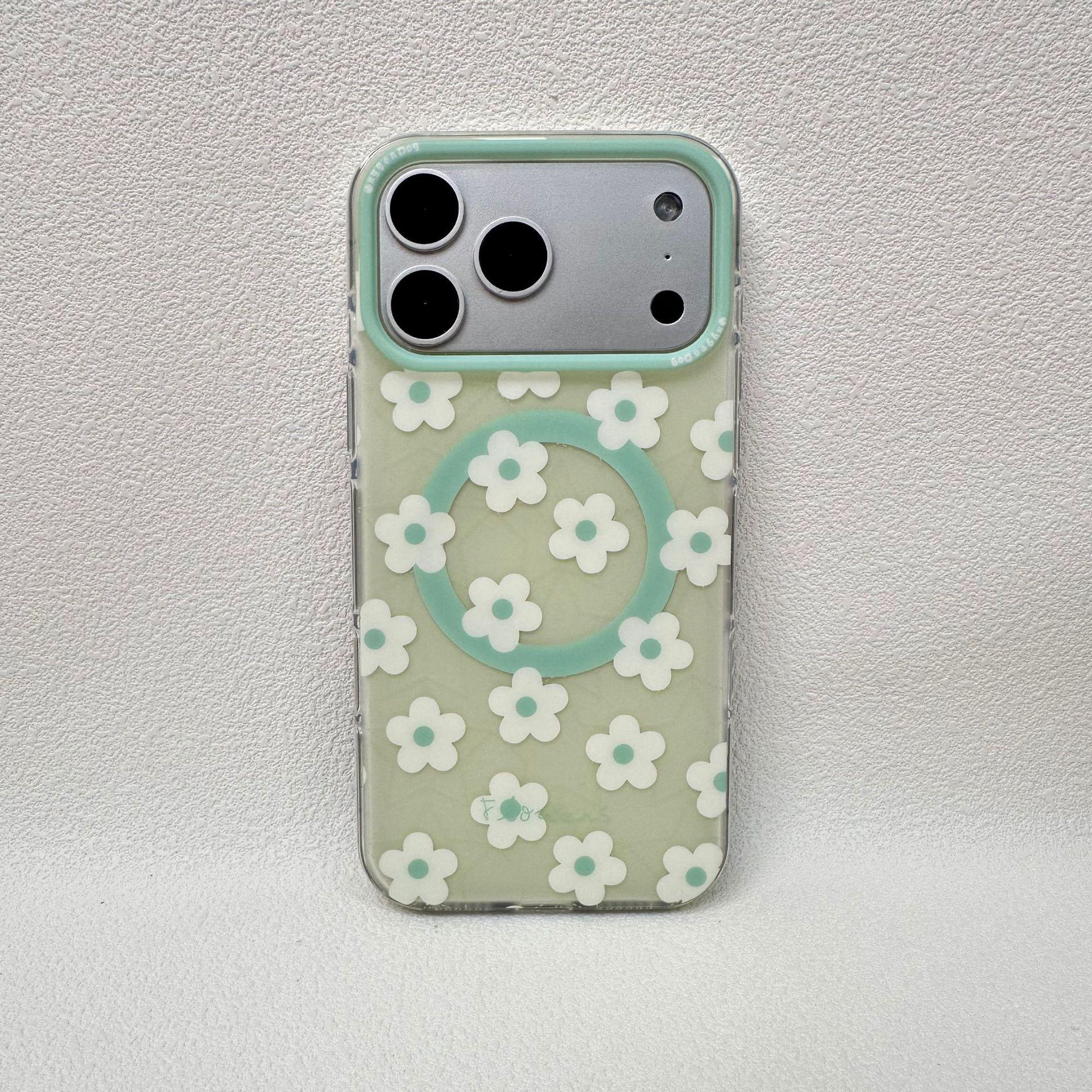 

Trendy Oxygen MagSafe Floral Phone Case with Drop Protection for iPhone 17 Pro Max iPhone 17 Pro