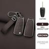 Car Zinc Alloy Leather Key Cases Holder Cover for Ford Focus 3 4 ST Mondeo MK3 MK4 Fiesta Fusion Kuga C-Max S-Max Accessories