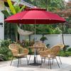 Outdoor Double-Top Patio Umbrella