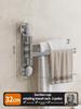 No Need To Drill Suction Cup rotating towel rack bathroom multi-bar folding rack Toilet towel rack Kitchen storage rack
