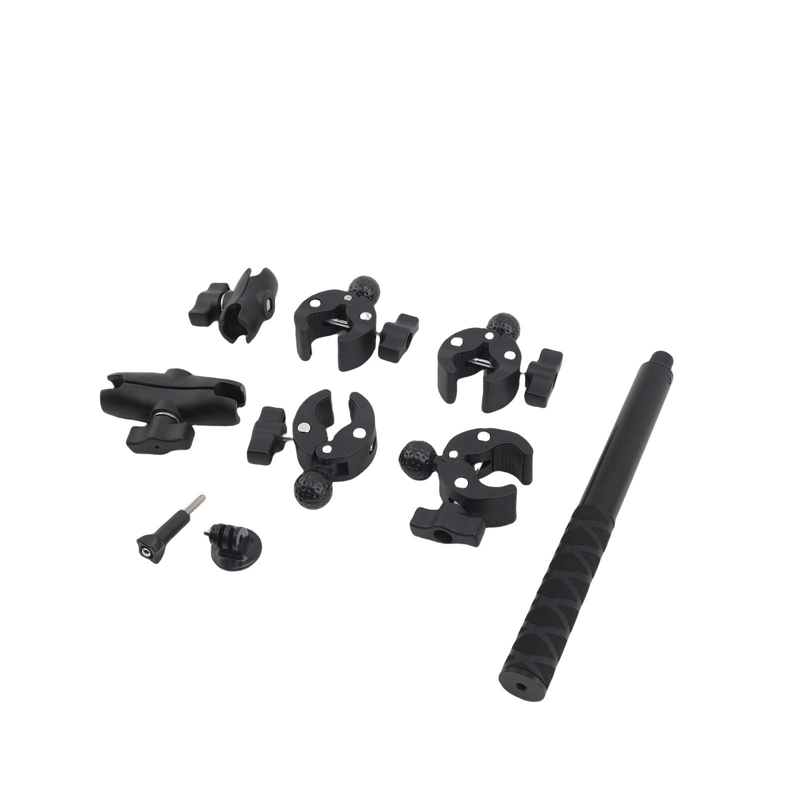 Motorcycle Handlebar Camera Mount Aluminium Alloy Clamp Camera Mount Replacement for Insta360 X4