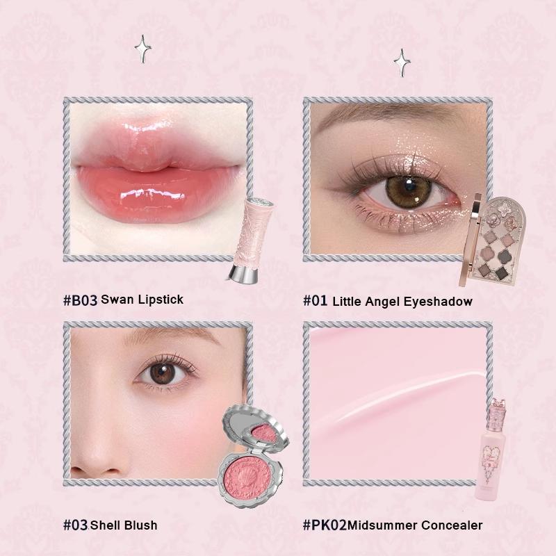 Flower Know Little Angel Collectie Make-up Cadeaubox Oogschaduw Blusher Crème Matte Lippenstift Highlighter Volledige Set Alles-in-één